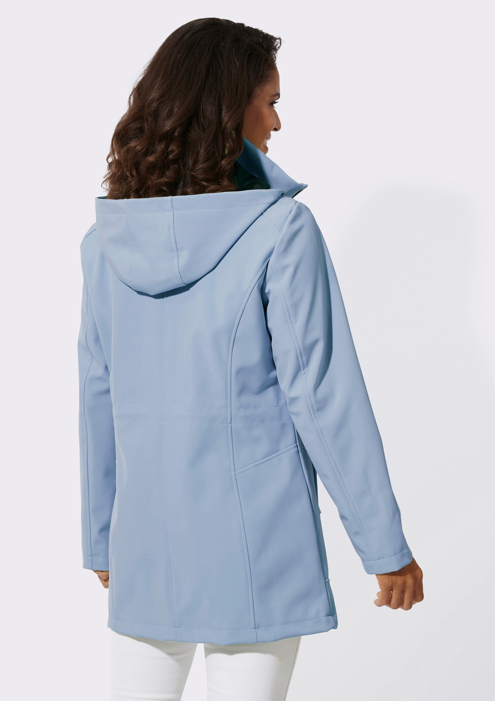 Softshelljacke mit Weitenregulierung - bleu