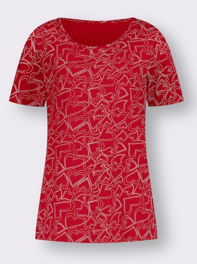 T-Shirt - erdbeere-bedruckt