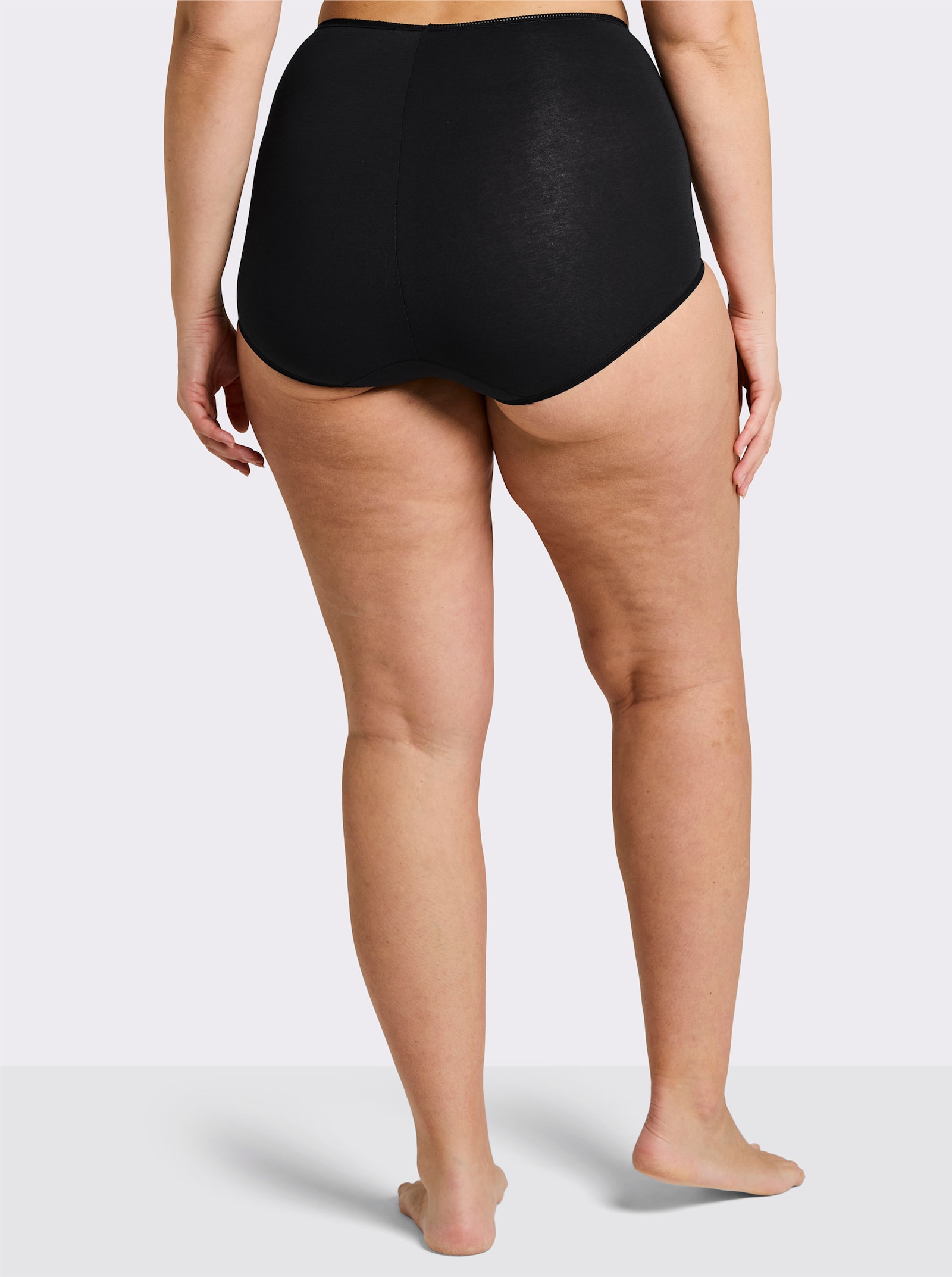 Sloggi Taillenslip mit Ziergummi am Bund - schwarz