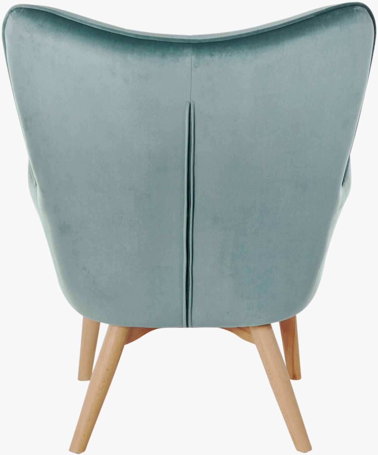 Fauteuil+krukje - turquoise