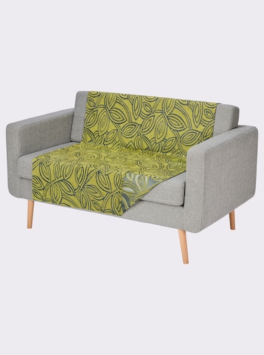 Wohnprogramm - grau-pistazie-gemustert