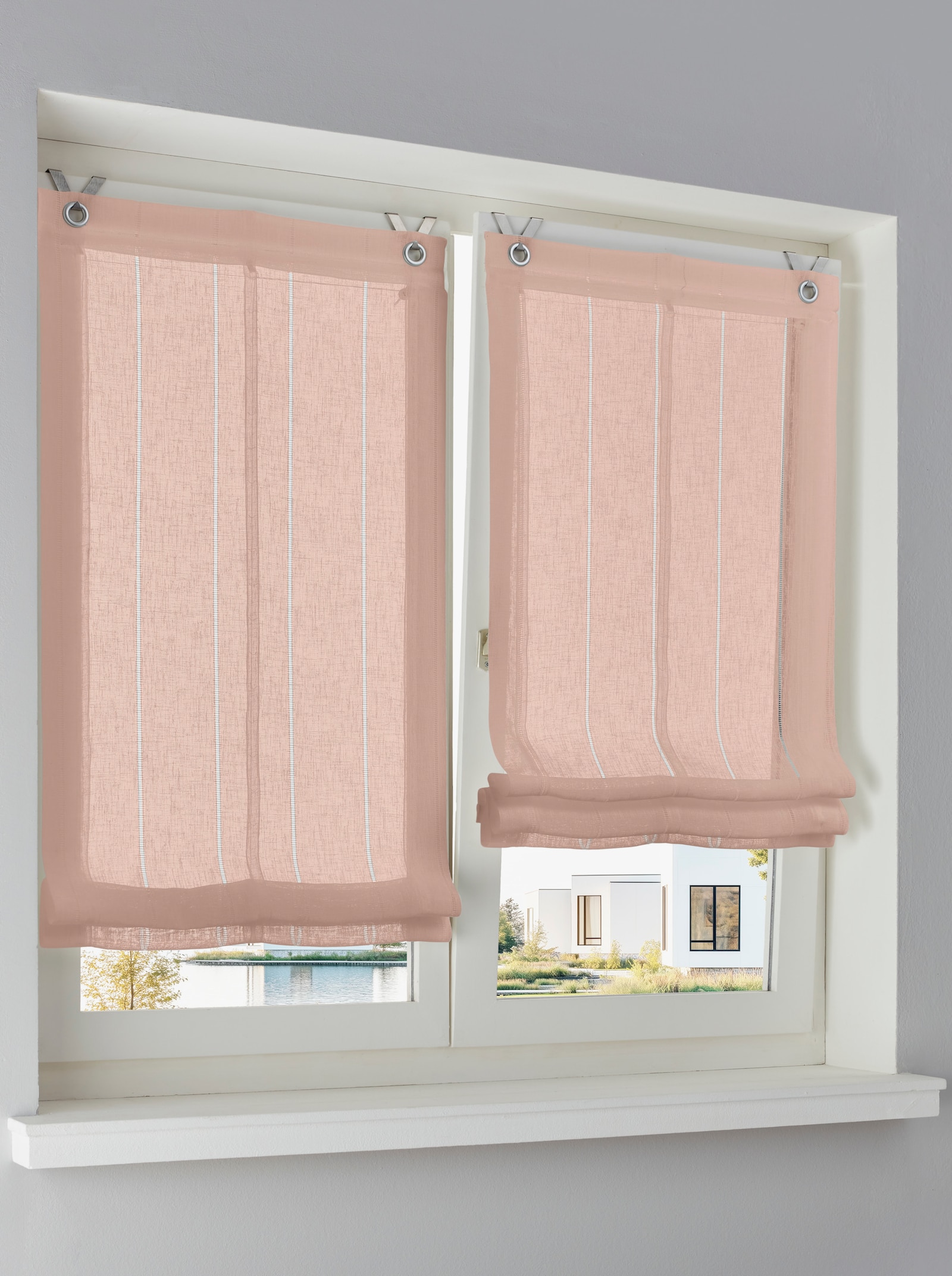 heine home Raffrollo - lachs