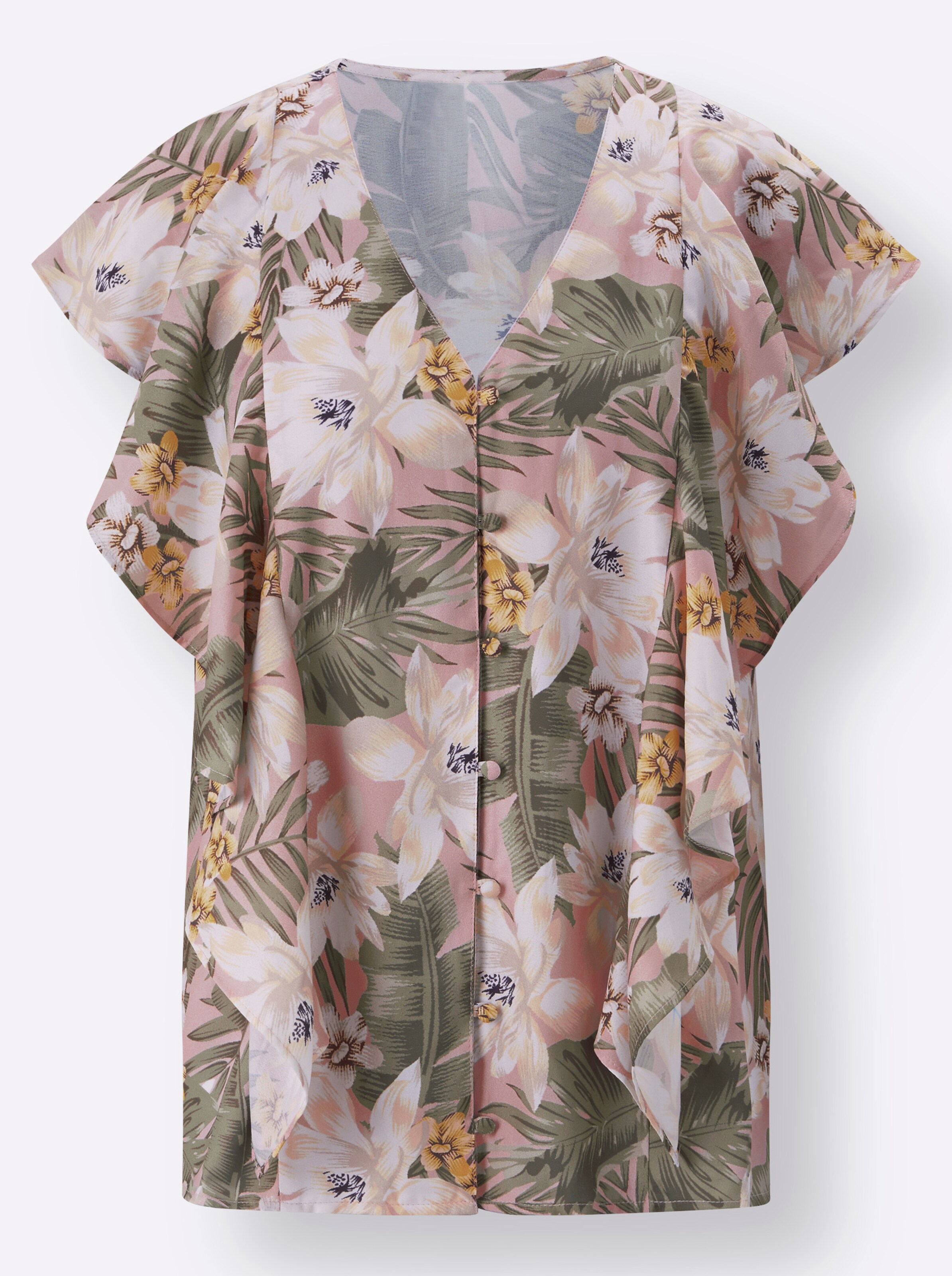Witt Weiden Damen Crepebluse puder bedruckt  - Onlineshop Witt Weiden