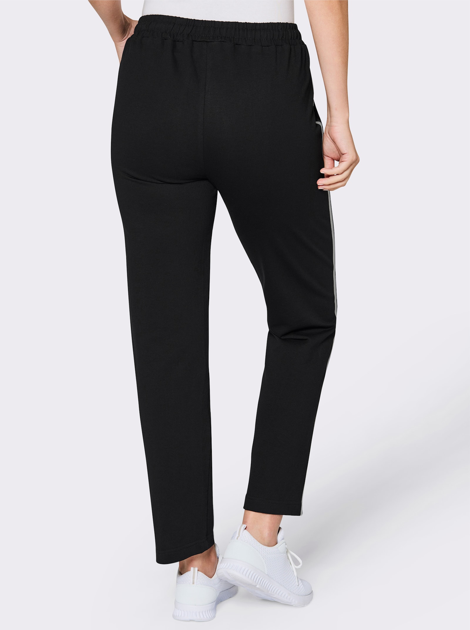 Catamaran Sports Freizeithose mit innenliegendem Zugband - schwarz-hellgrau