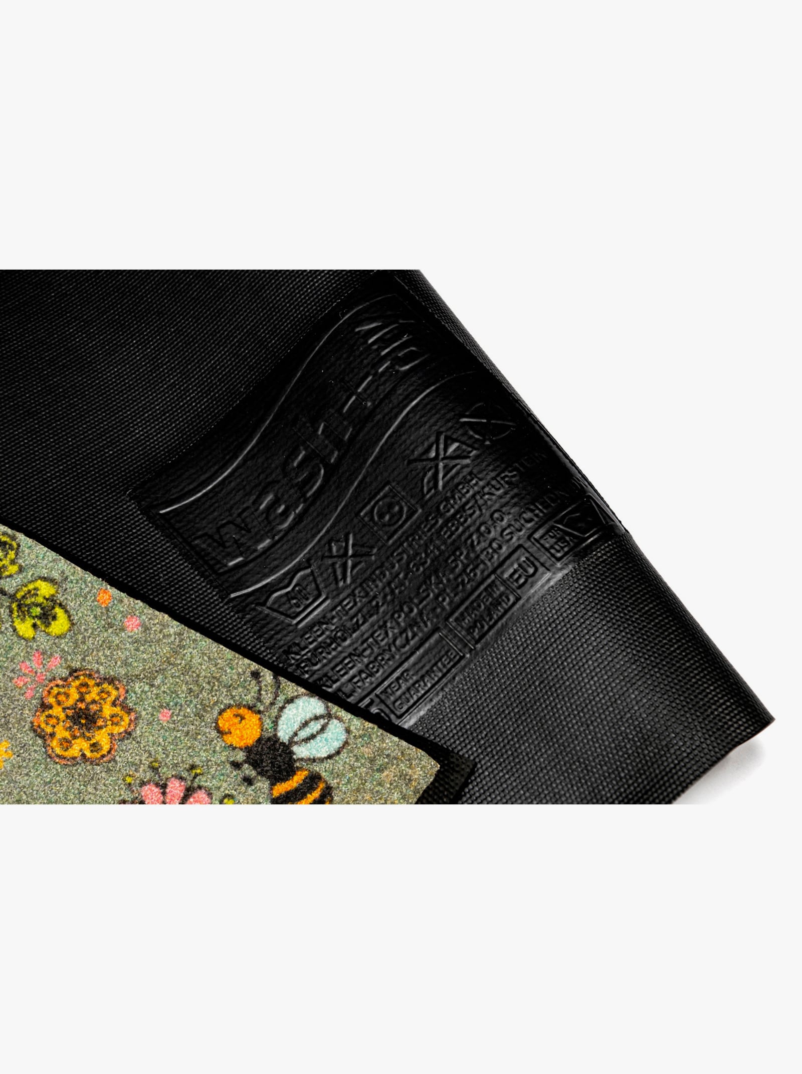 wash+dry by Kleen-Tex Fußmatte - grau-grün-gemustert