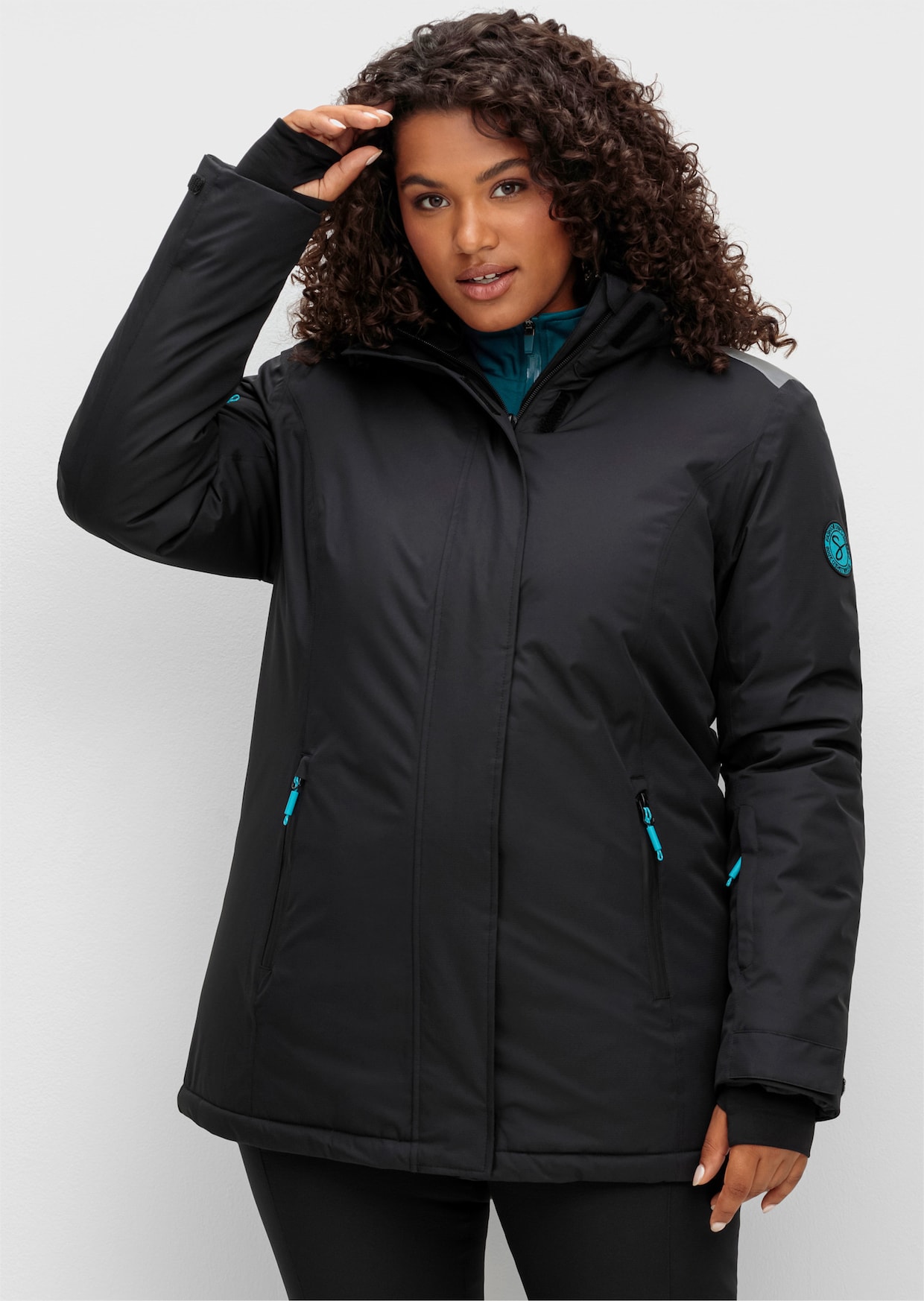 sheego Ski-jack - zwart