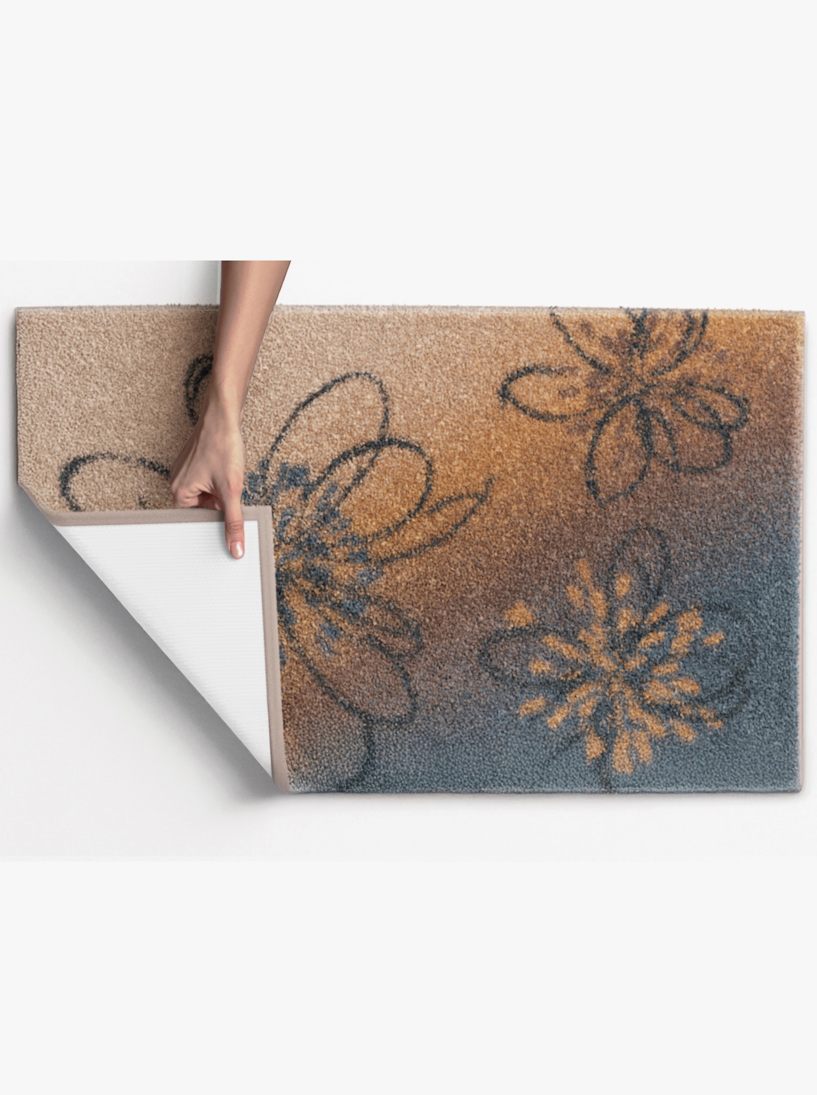 Grund Badematte - beige-grau