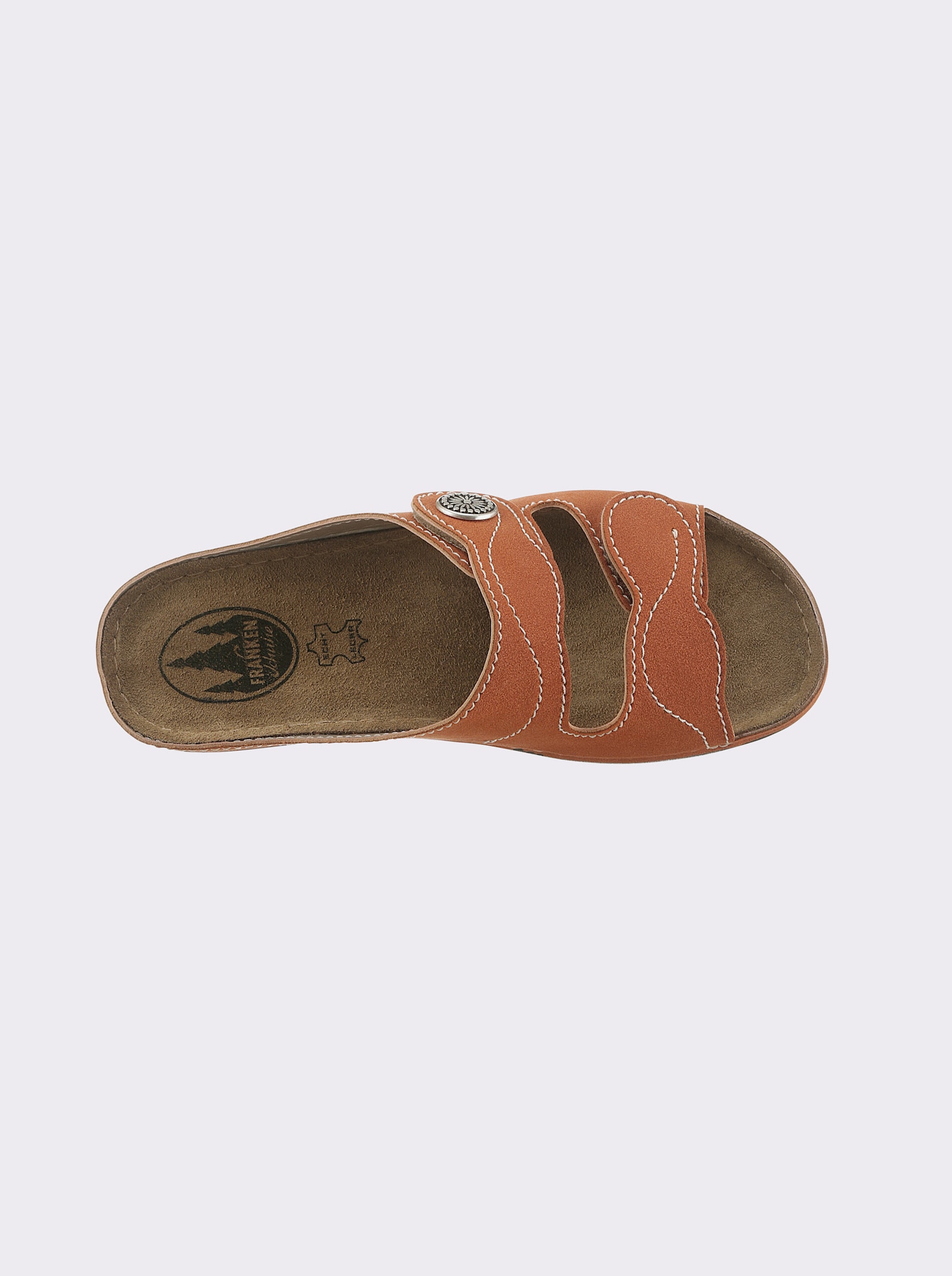 Franken Schuhe Slip in-skor med häldämpning - kamel