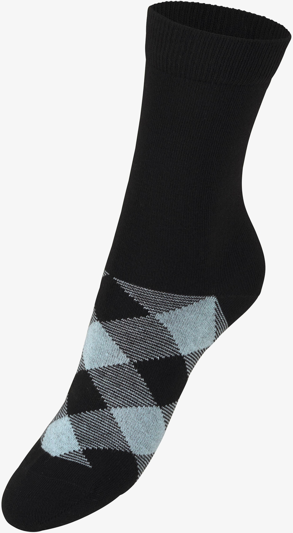 H.I.S Chaussettes - noir à motifs