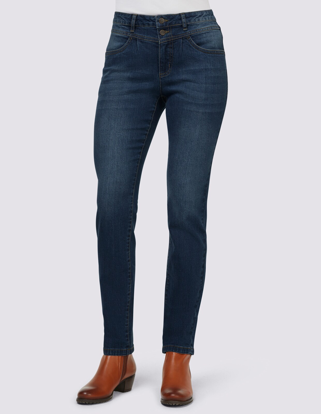 heine Jeans - blue-stone-washed