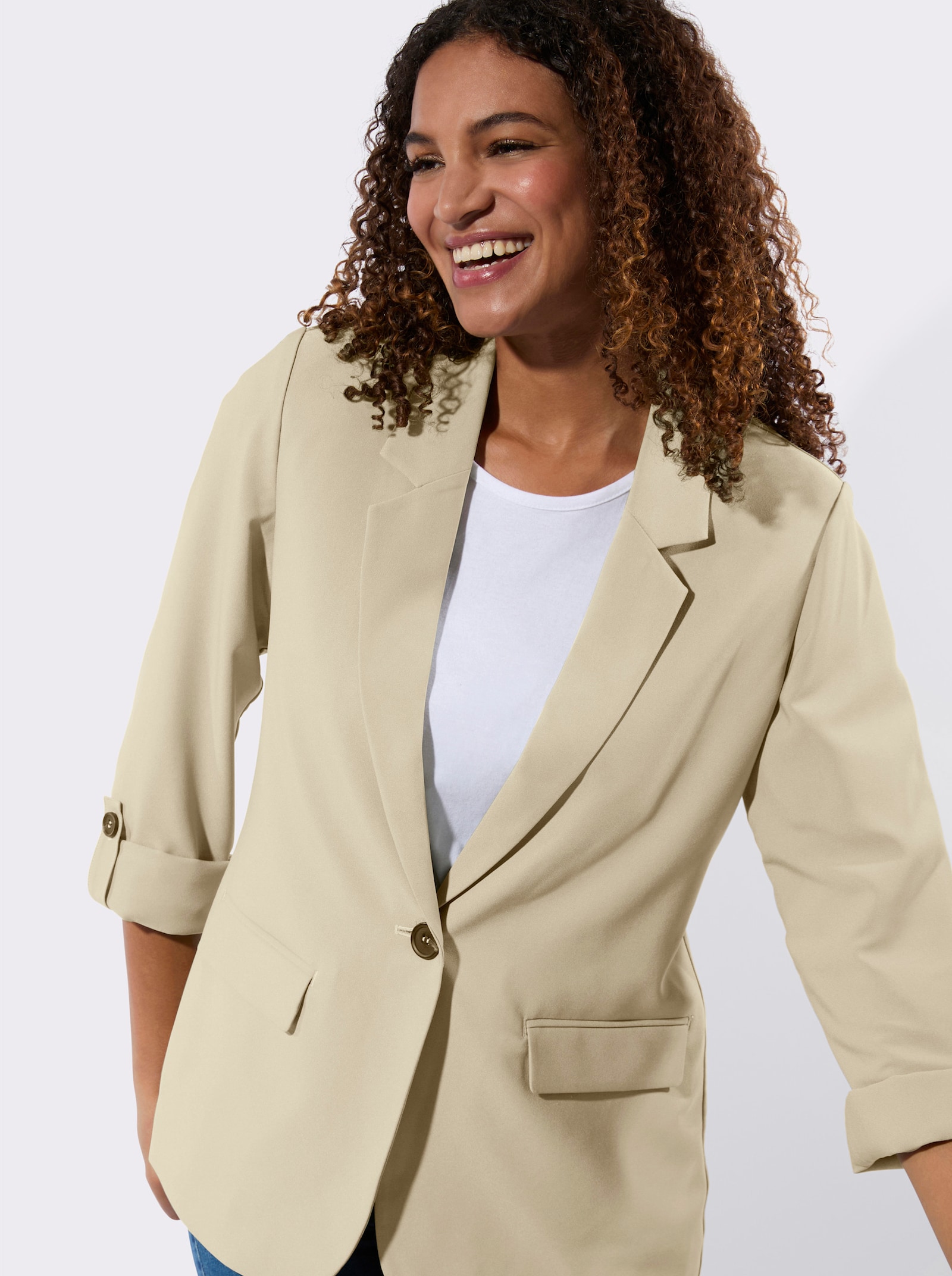 Blejzr z nemačkavého materiálu - písková