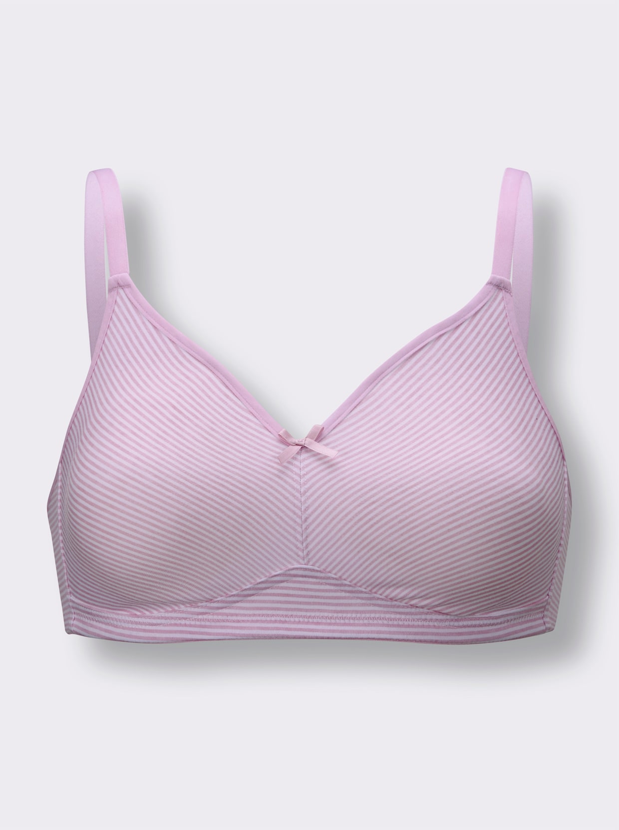 wäschepur Comfortbeha zonder beugel - roze/wit + nachtblauw/wit