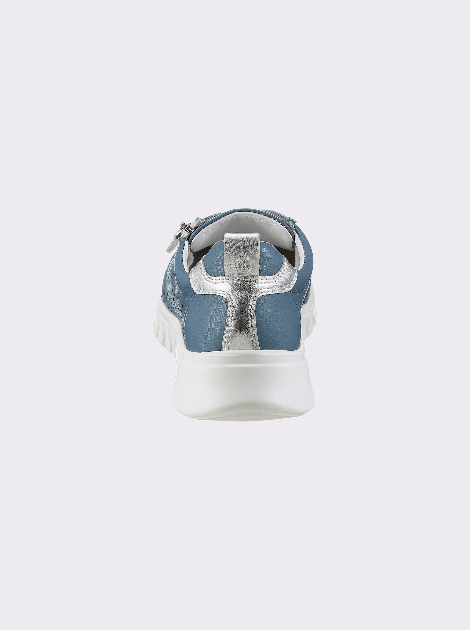 Naturläufer Sneaker mit Zipper - hellblau