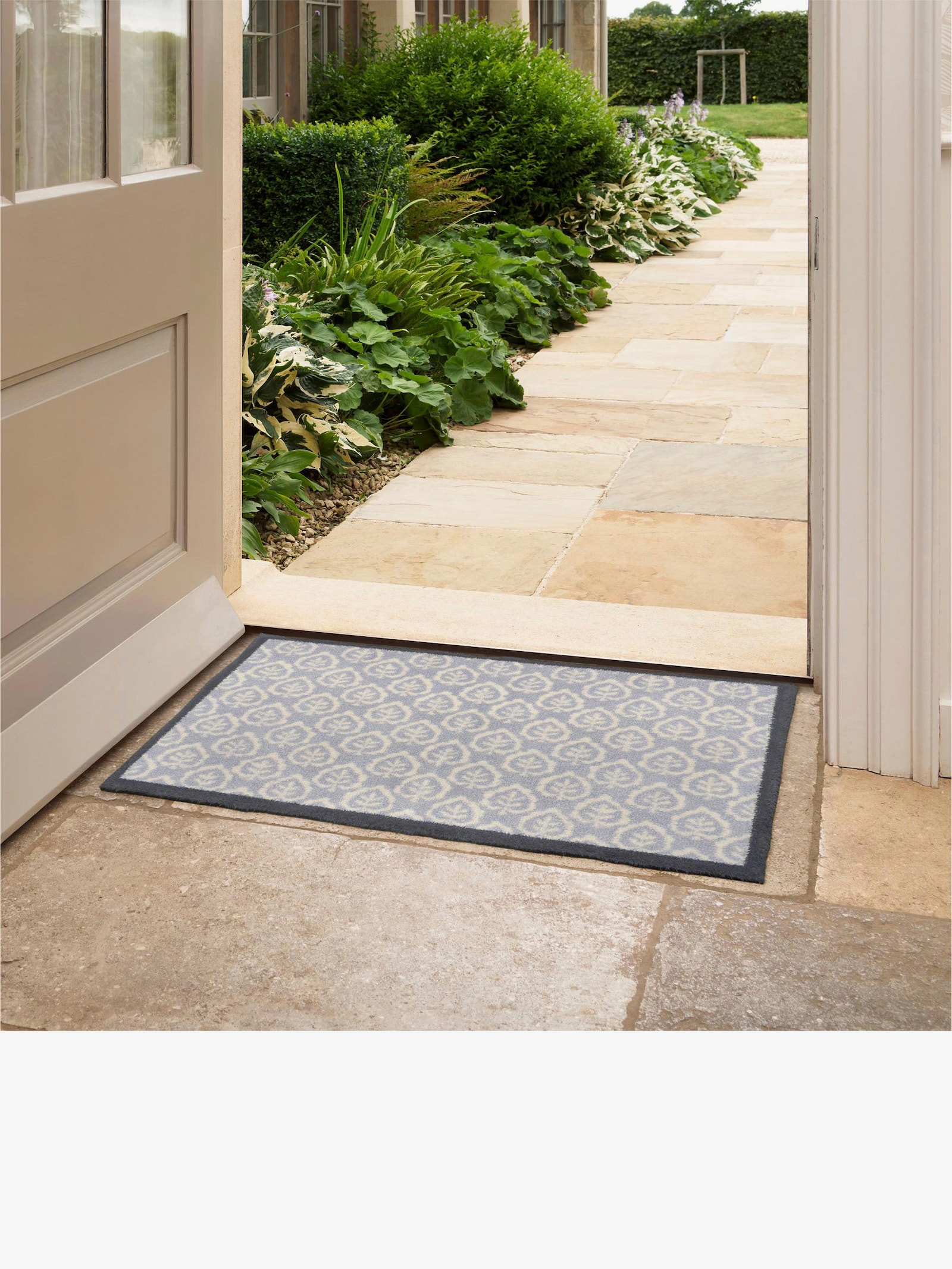 Turtle Mat Fußmatte - bleu-ecru