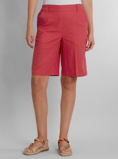 heine Shorts mit Bügelfalte - erdbeere