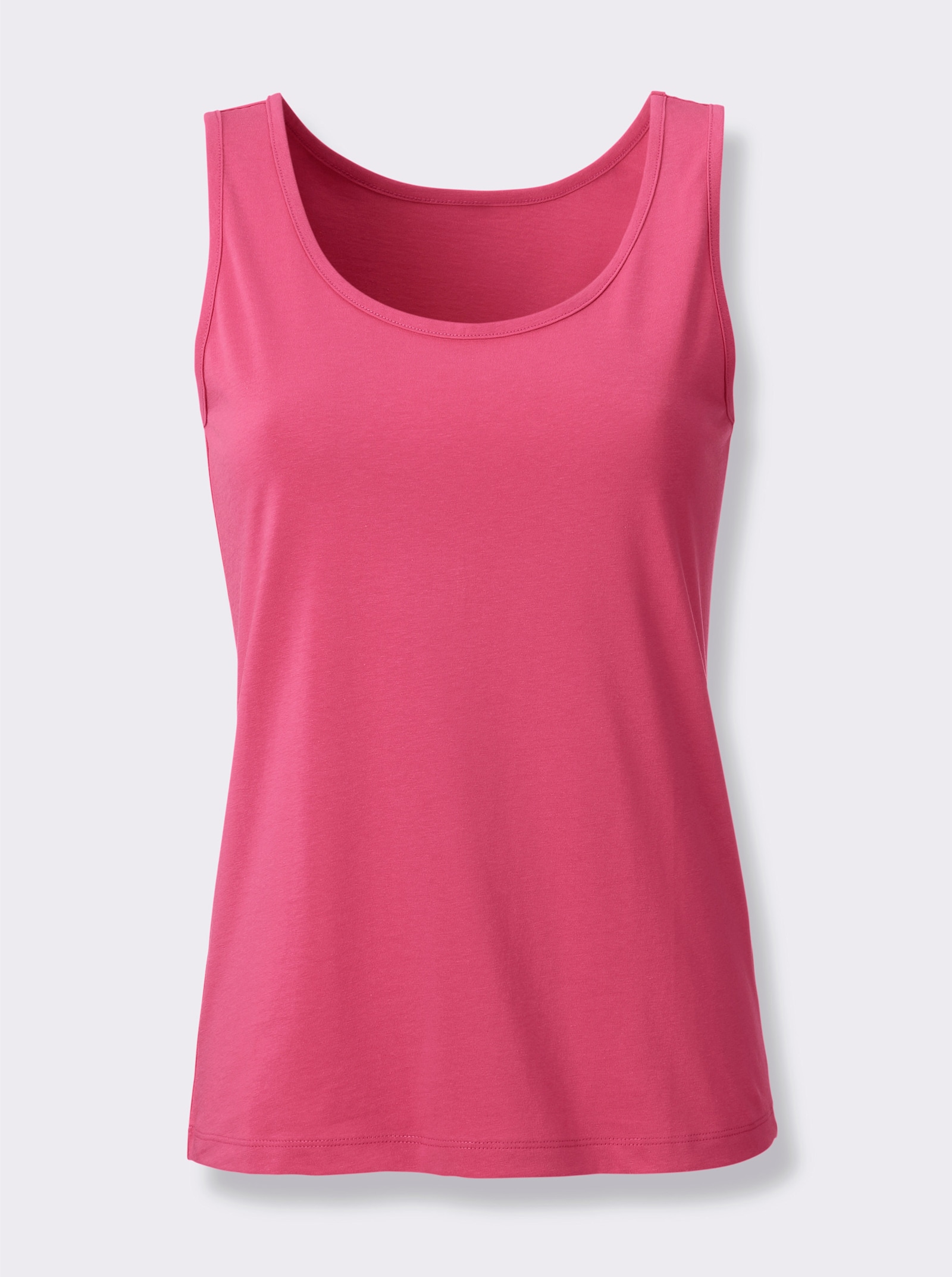 Shirttop aus Bio-Baumwolle - fuchsia