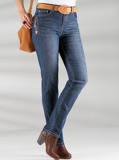 5-Pocket-Jeans - blue-stone-washed