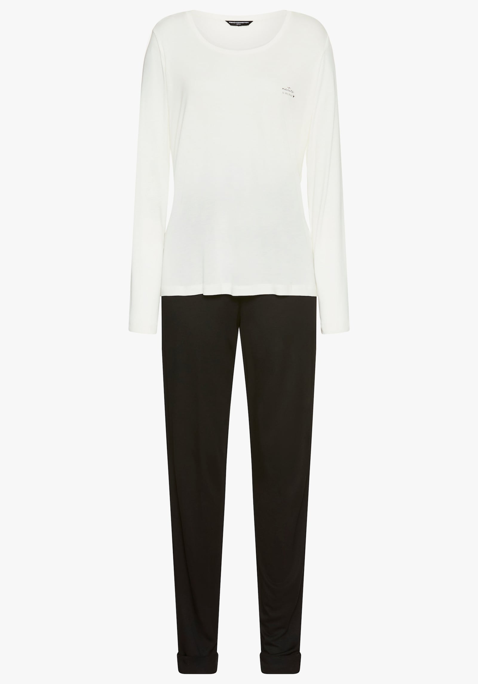 French Connection Pyjama - écru/noir