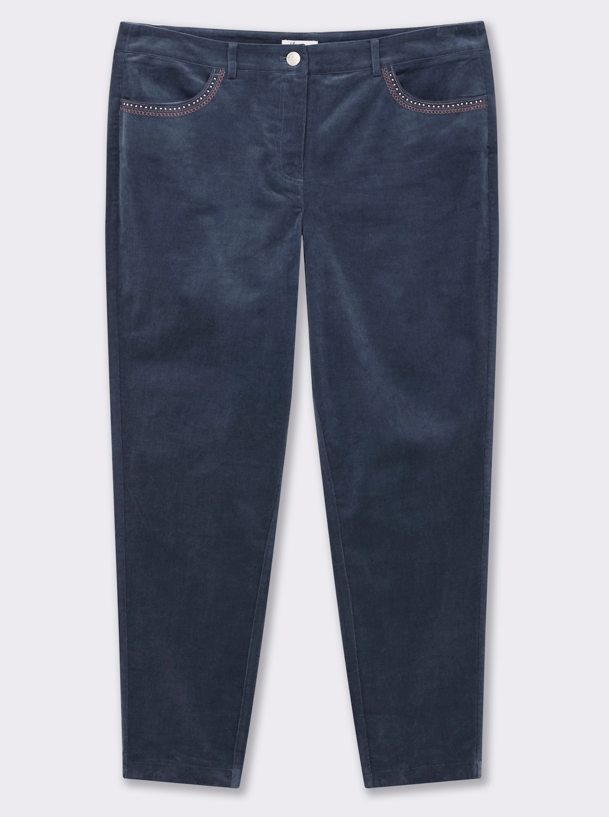 sheego Chinohose - rauchblau
