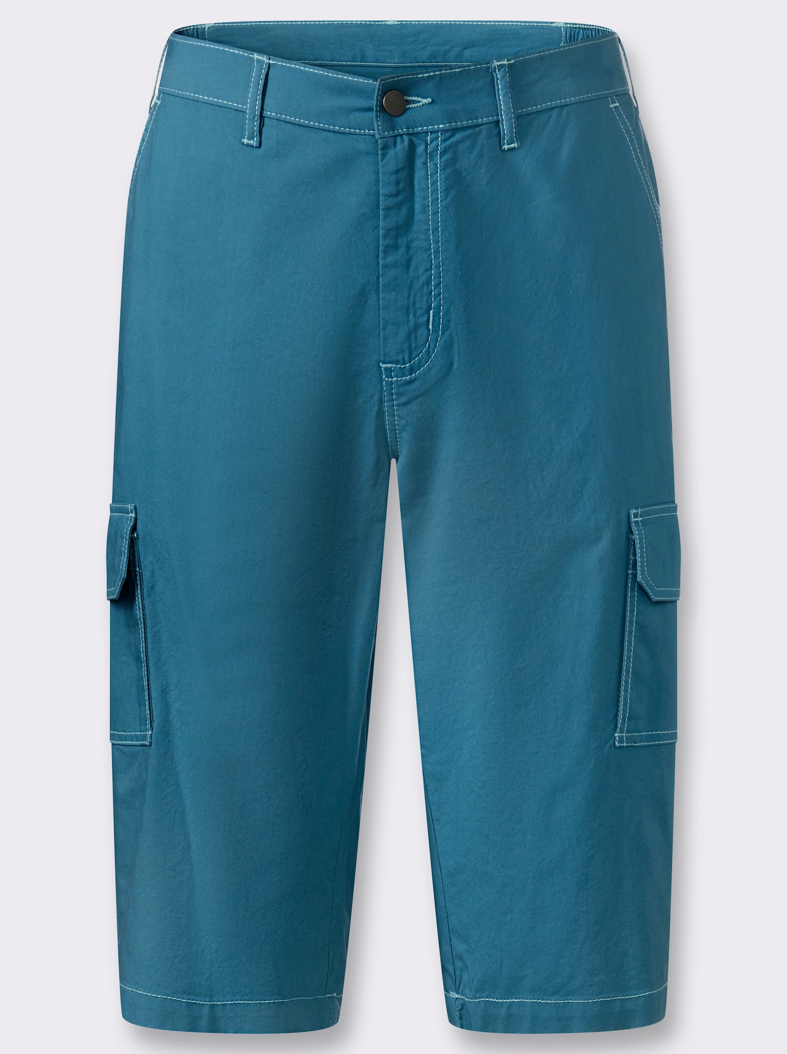 Bermudas aus Baumwoll-Twill - topas