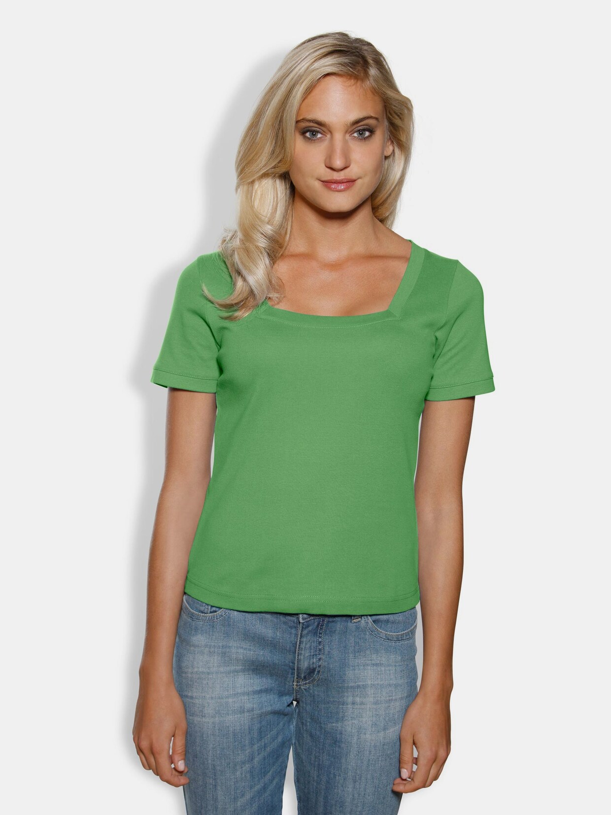 Linea Tesini Carré-Shirt - grün