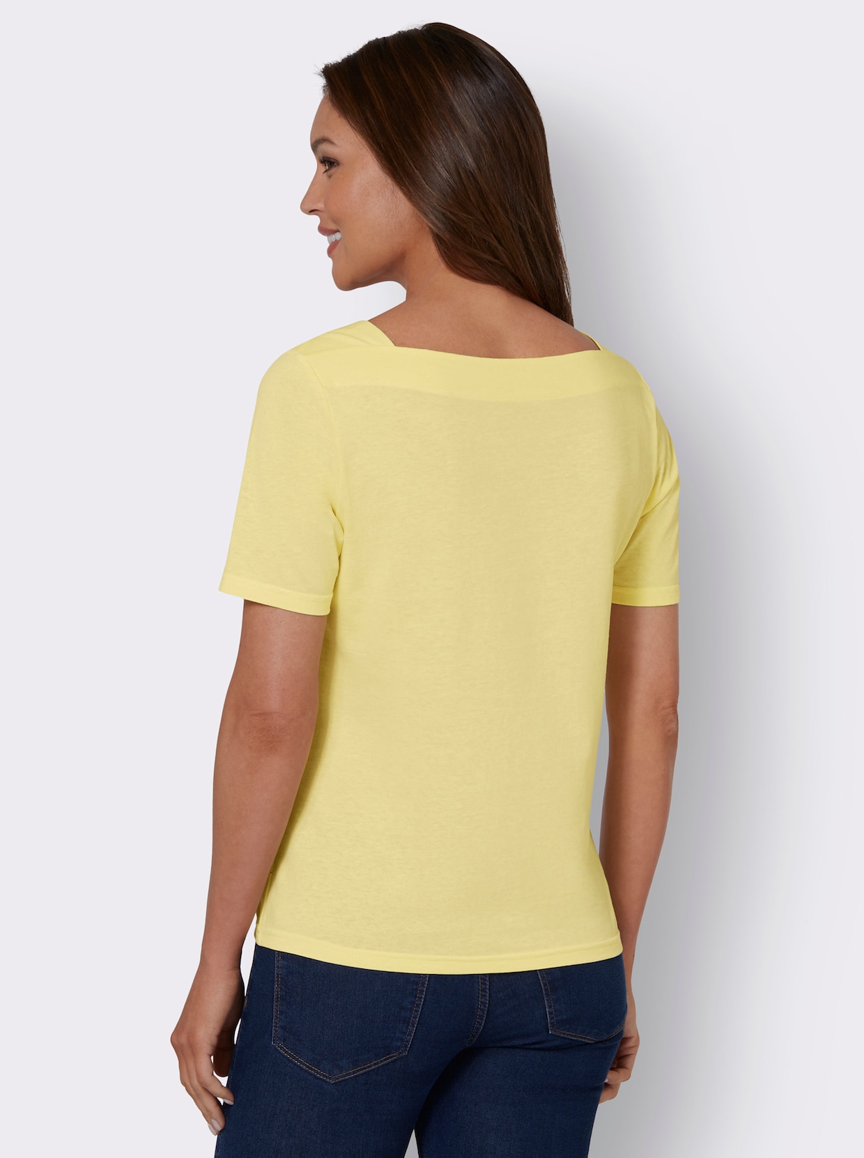 Tričko s krátkým rukávem - citronová