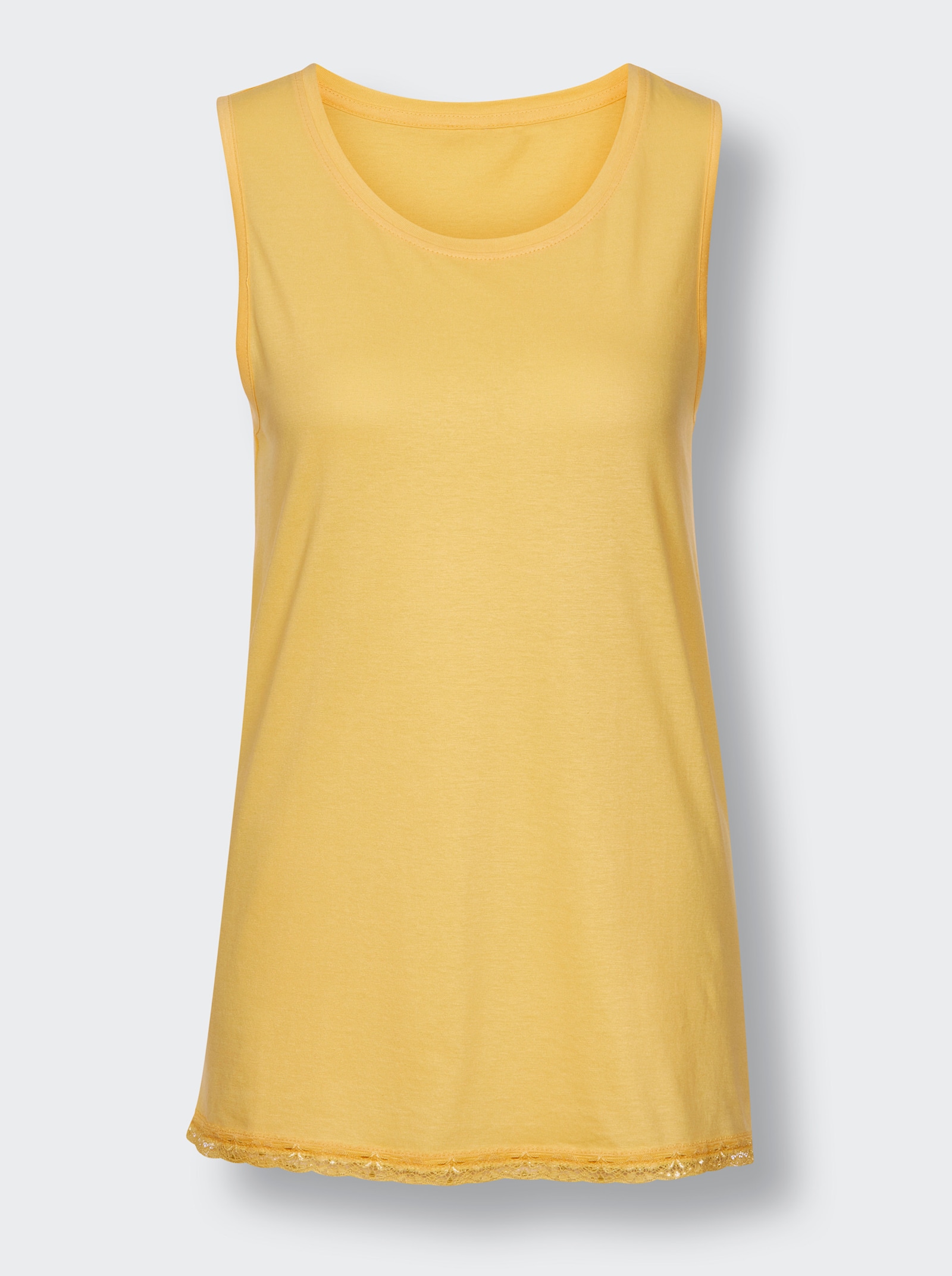 wäschepur Pyjama-Shirt - geel