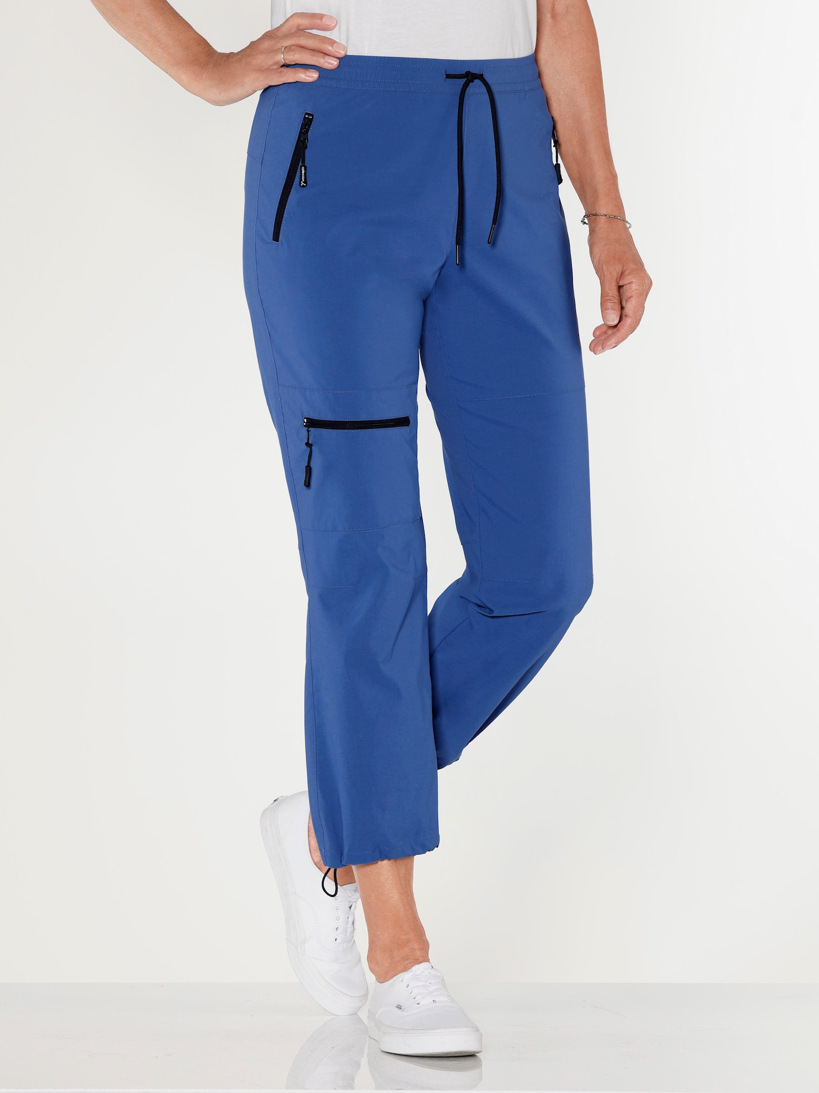 Funktionshose in 7/8-Länge - jeansblau