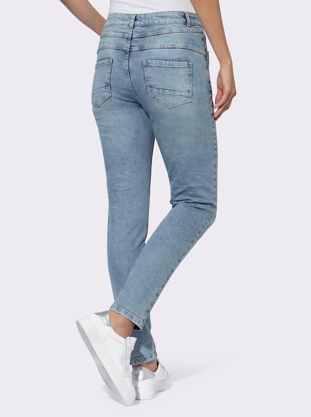 heine 5-pocketjeans - blue-bleached