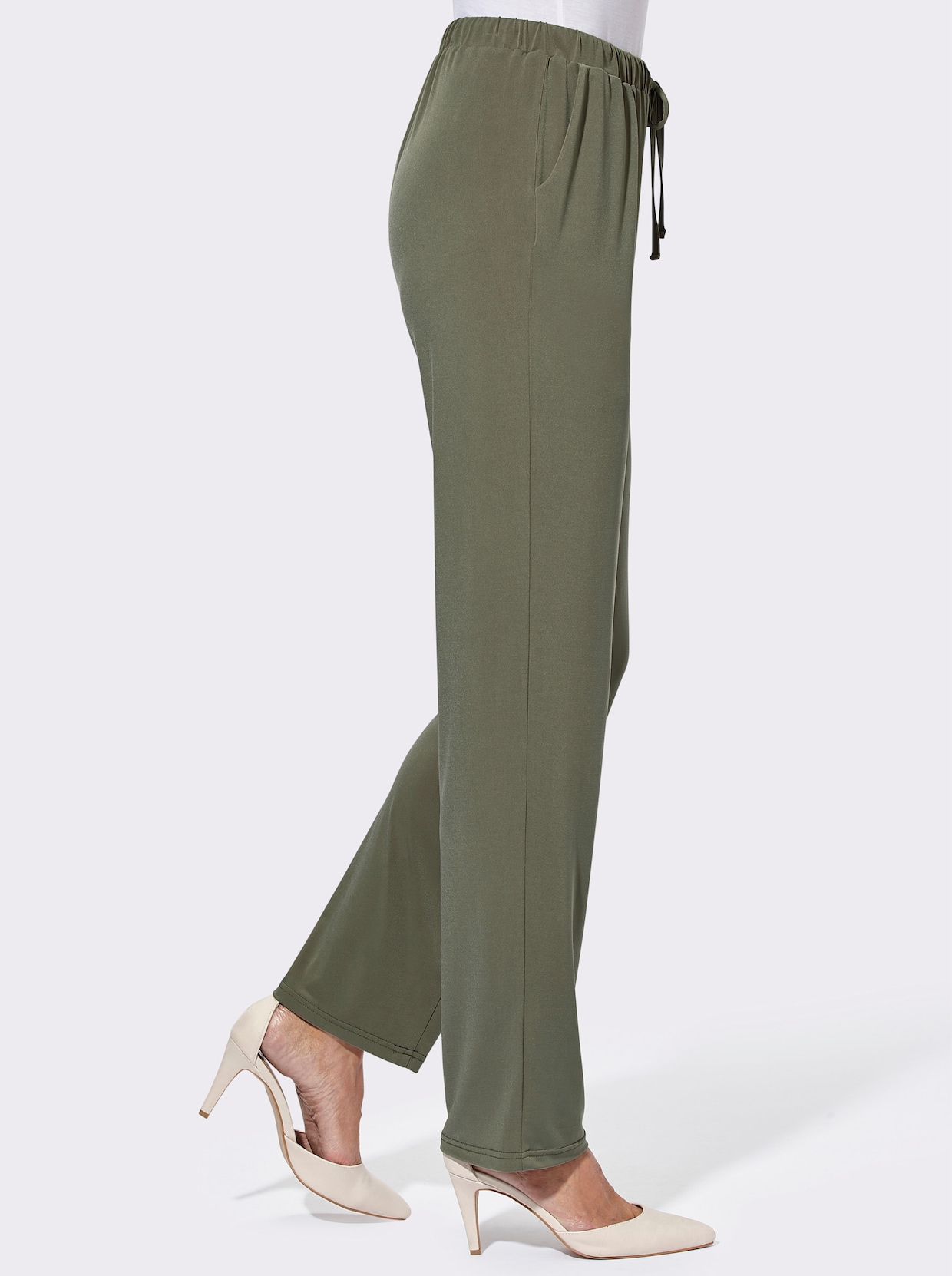 Jerseyhose - khaki