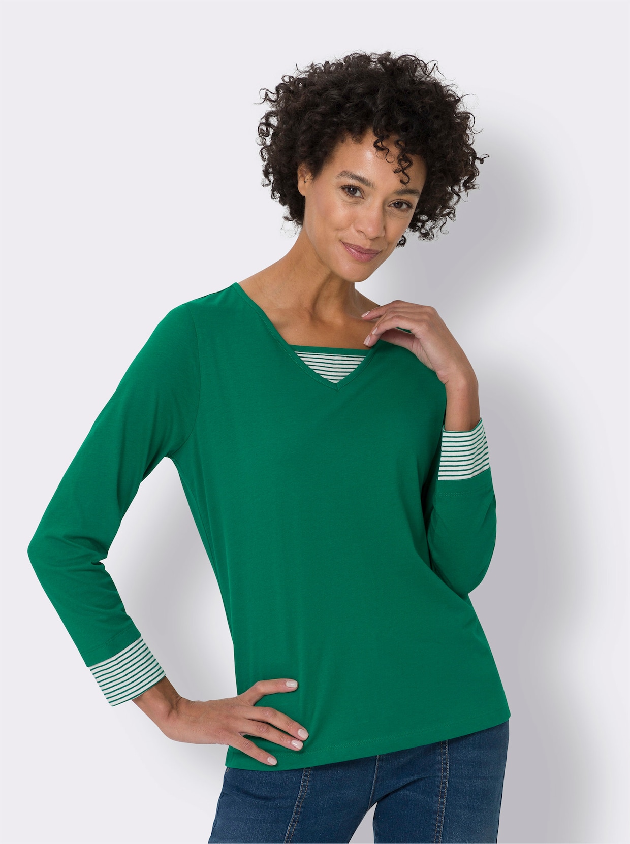 Shirt met lange mouwen - groen