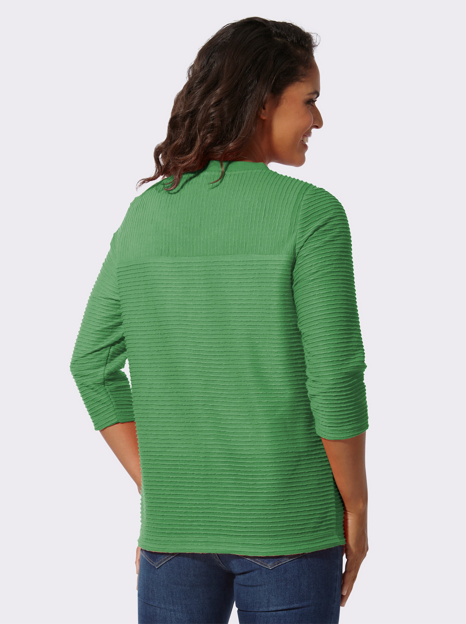 Shirt-Set in Struktur-Qualität - apfel