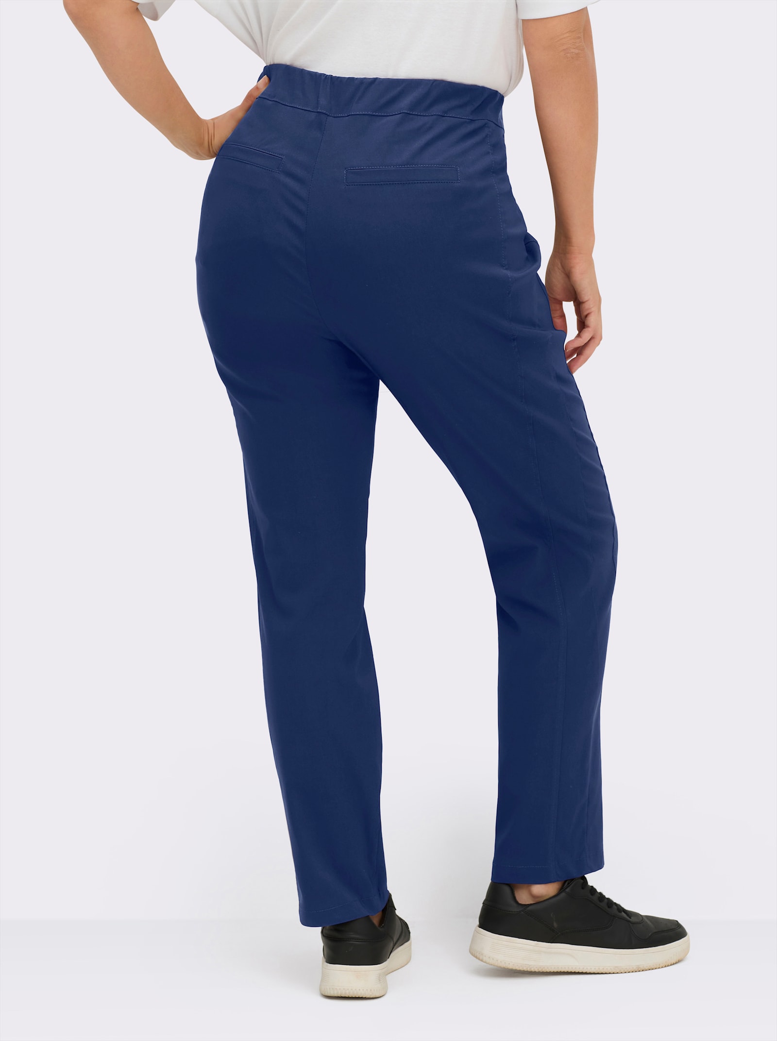 Stehmann Comfort line Hose mit Dehnbund, Viskose-Qualität - royalblau