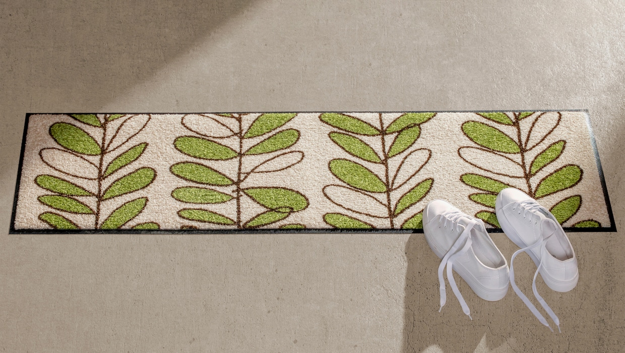 Salonloewe Voetmat - beige/groen