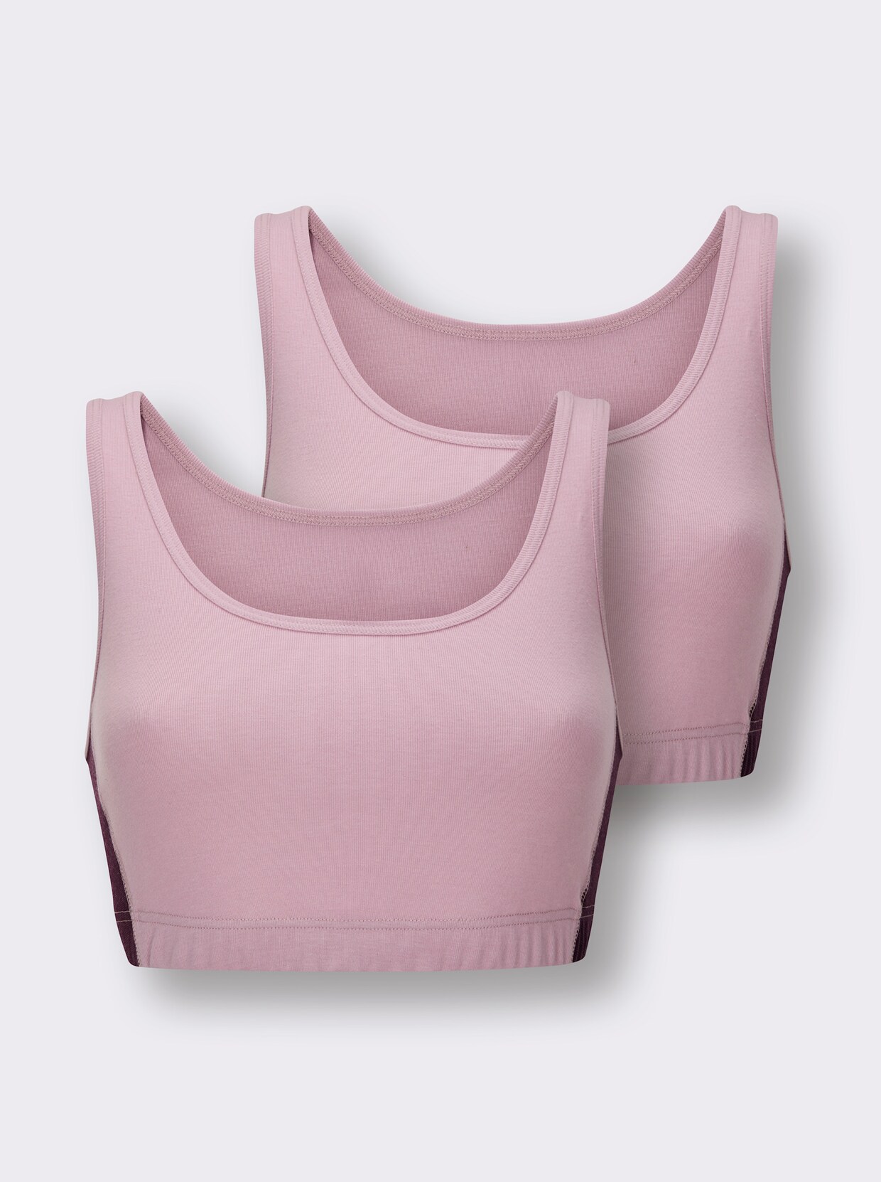 wäschepur Bustier - mauve-burgund