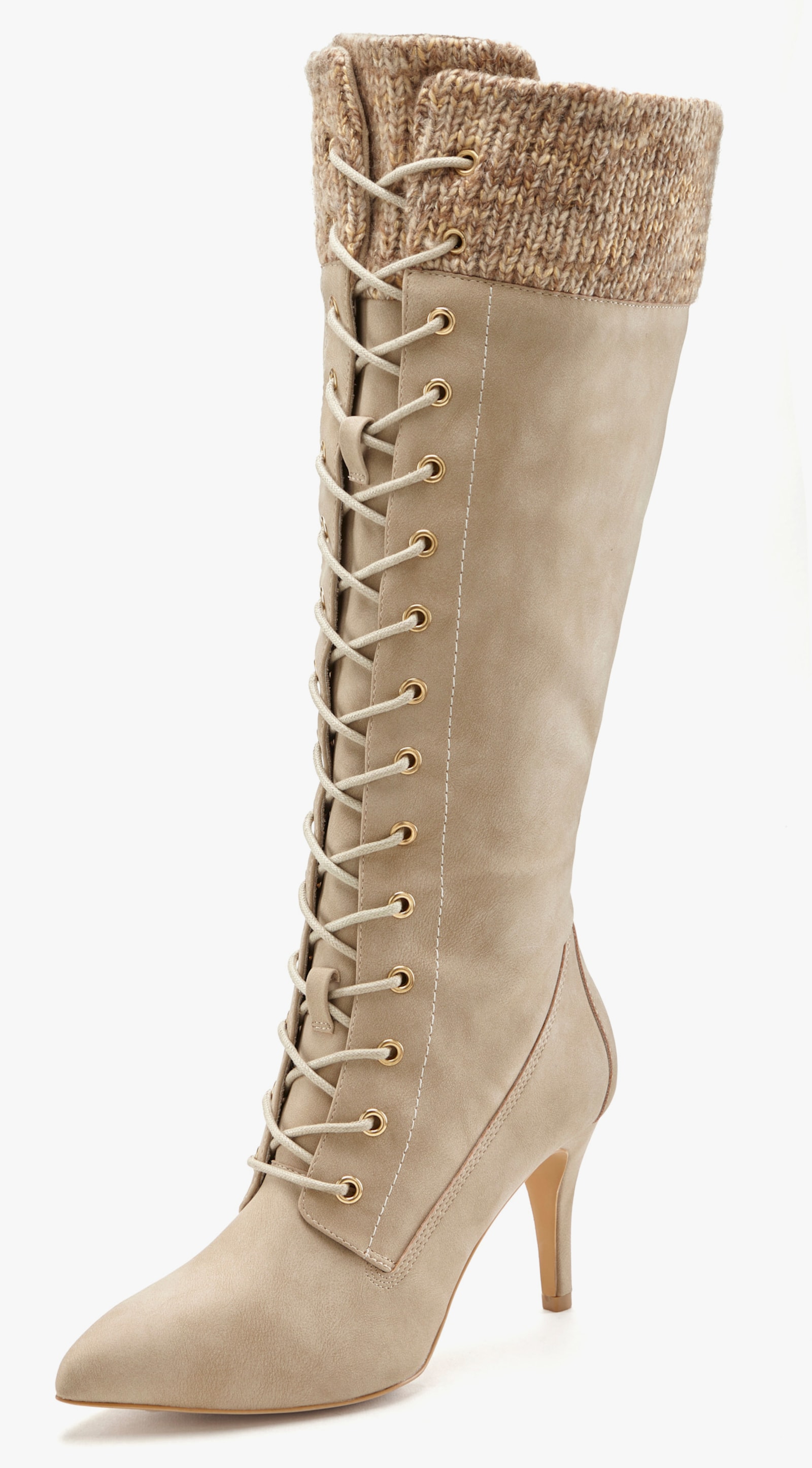 LASCANA Stiefel - beige