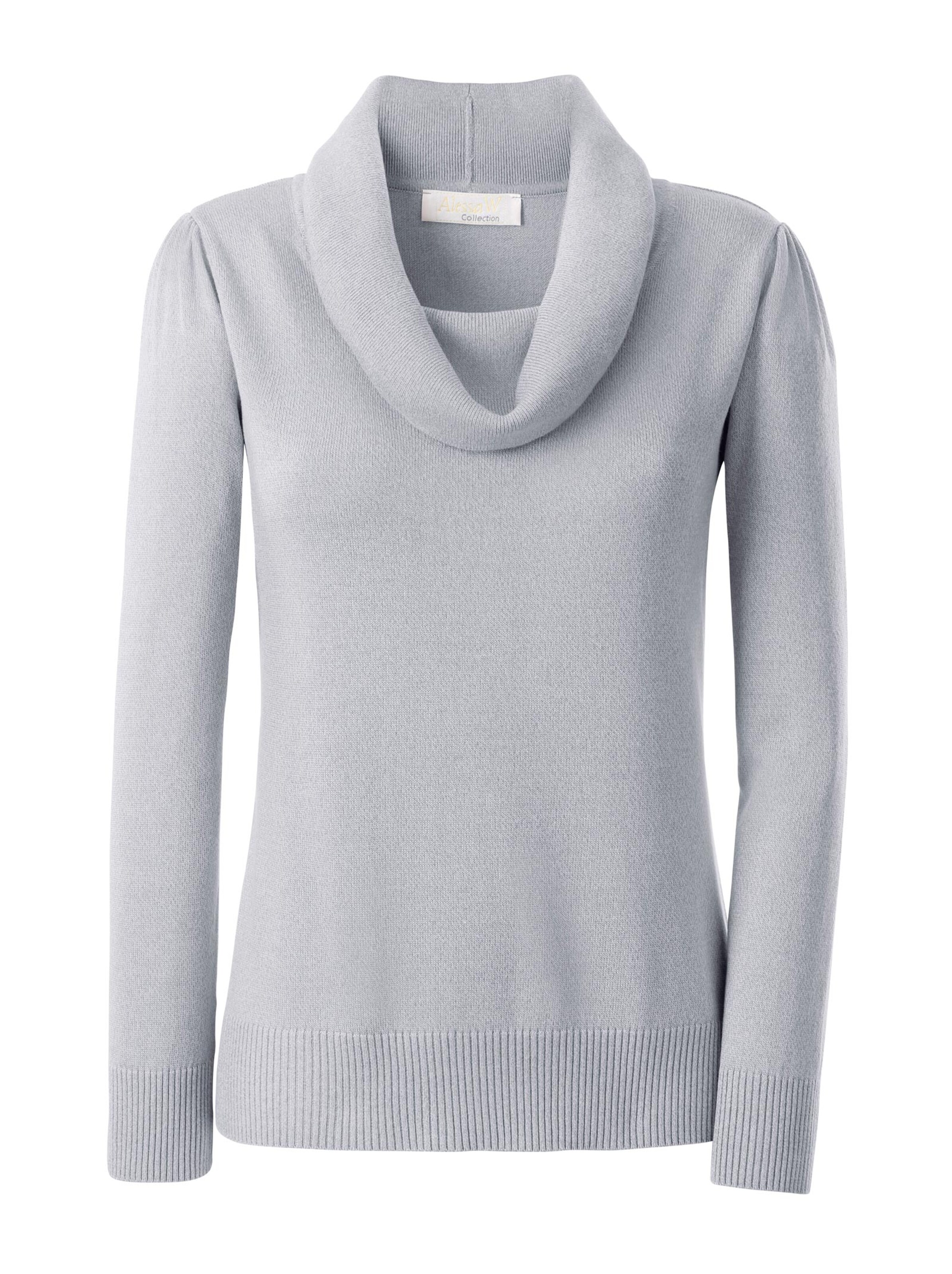 Pullover - grau-meliert