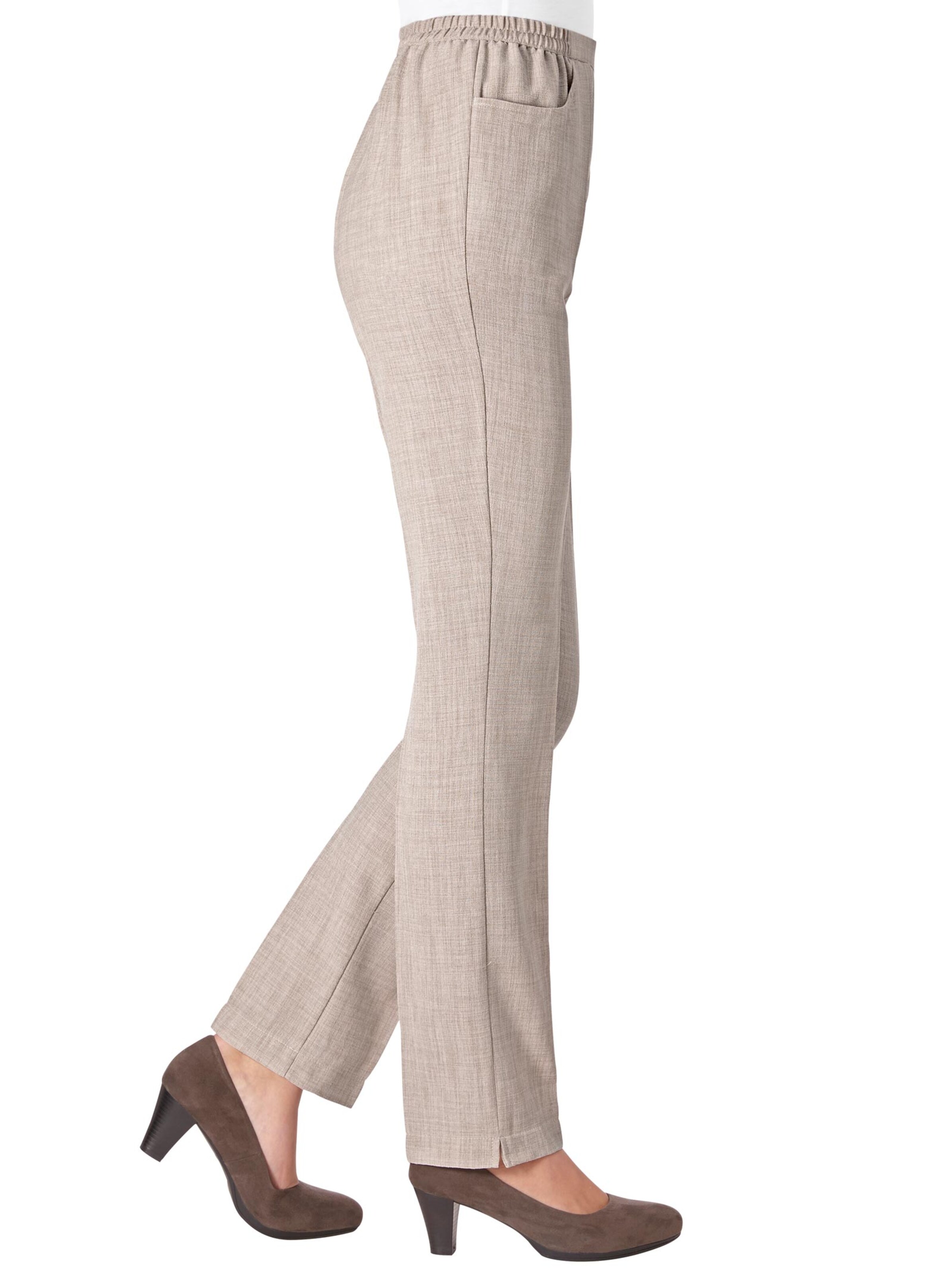 Hose - beige-meliert