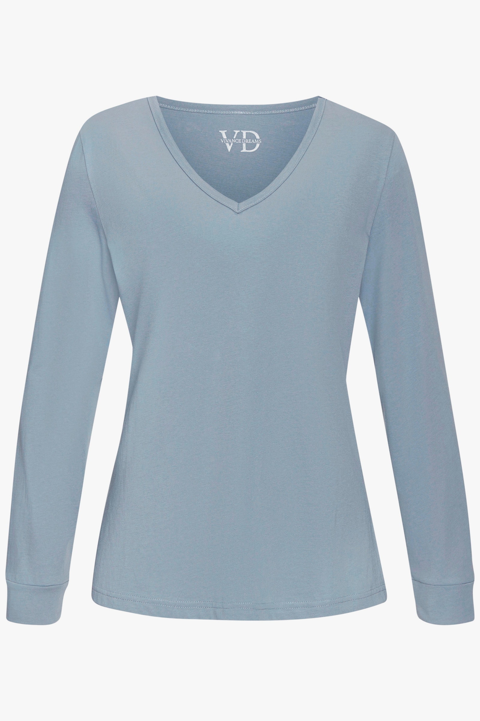 Vivance Dreams Pyjamaoberteil - graublau