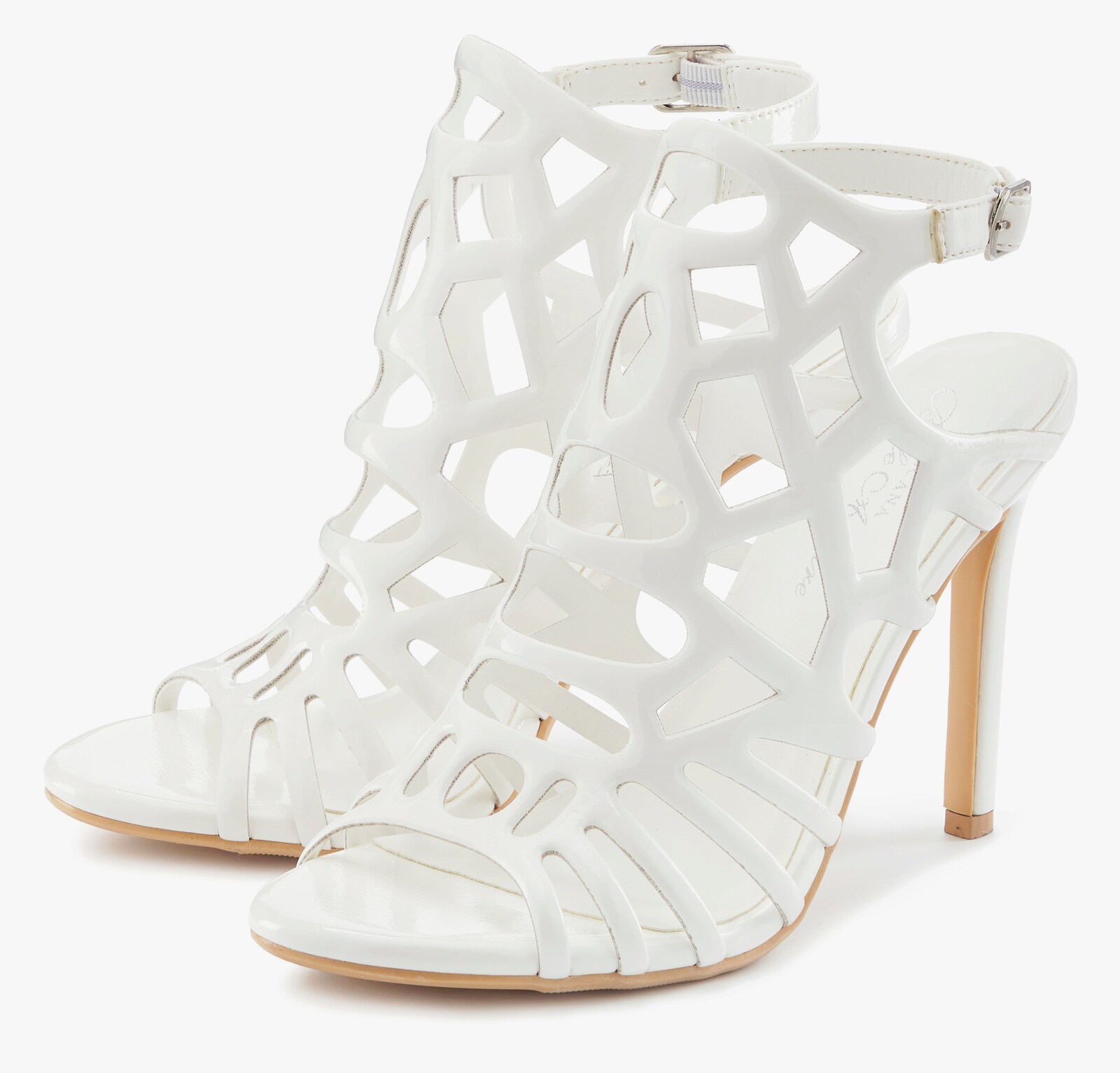 LASCANA Belle Affaire High-Heel-Sandalette - weiß