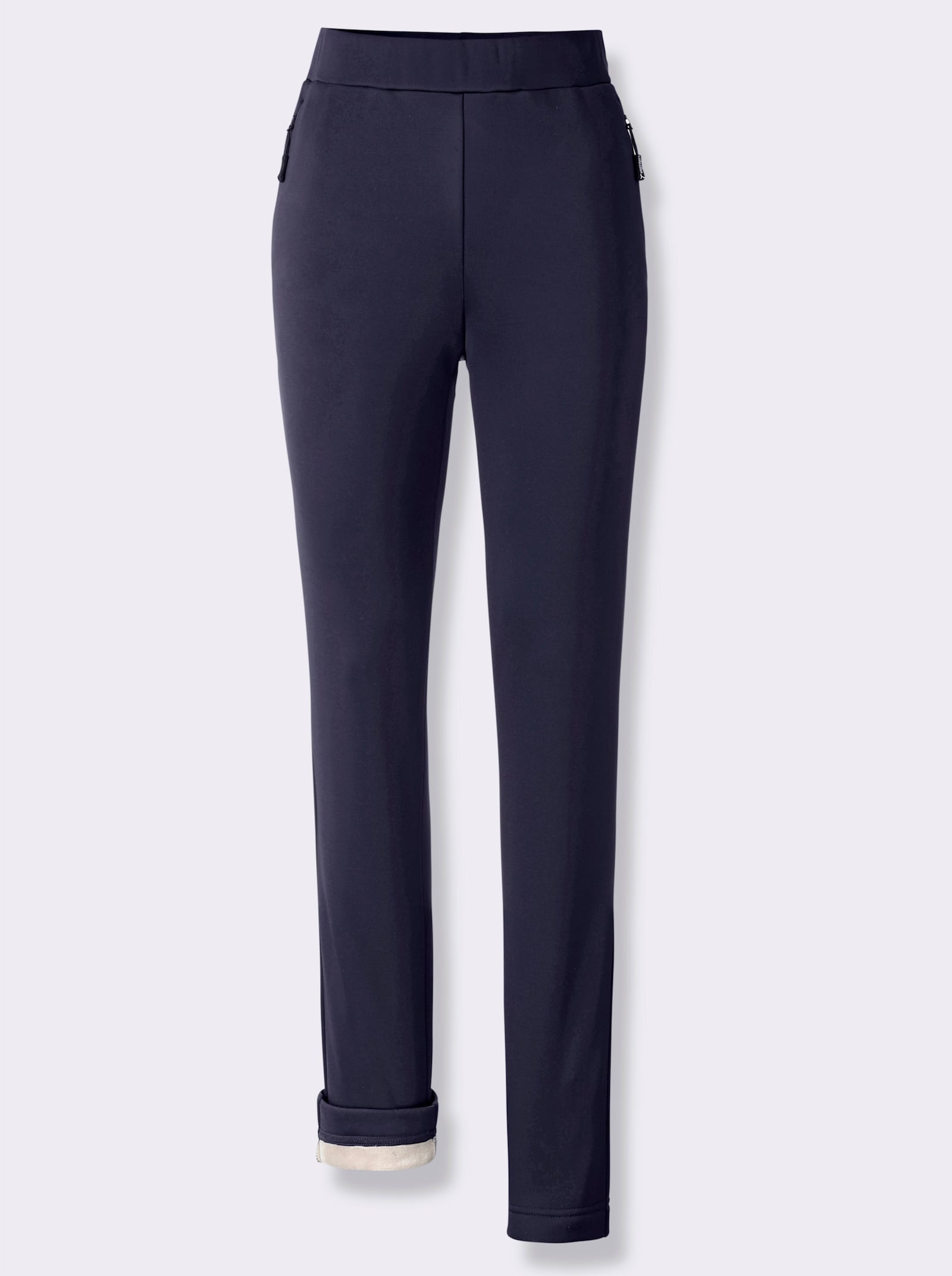 Thermolegging met zacht opgeruwde binnenkant - marine