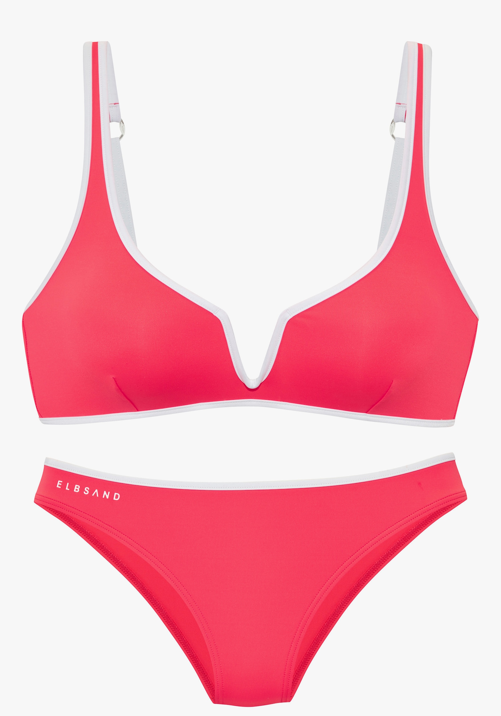 Elbsand Triangel-Bikini - koralle