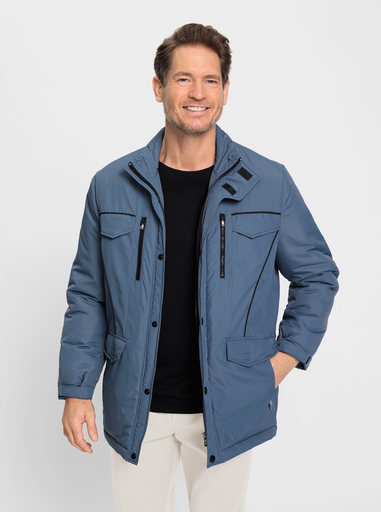 Catamaran Longjacke - rauchblau