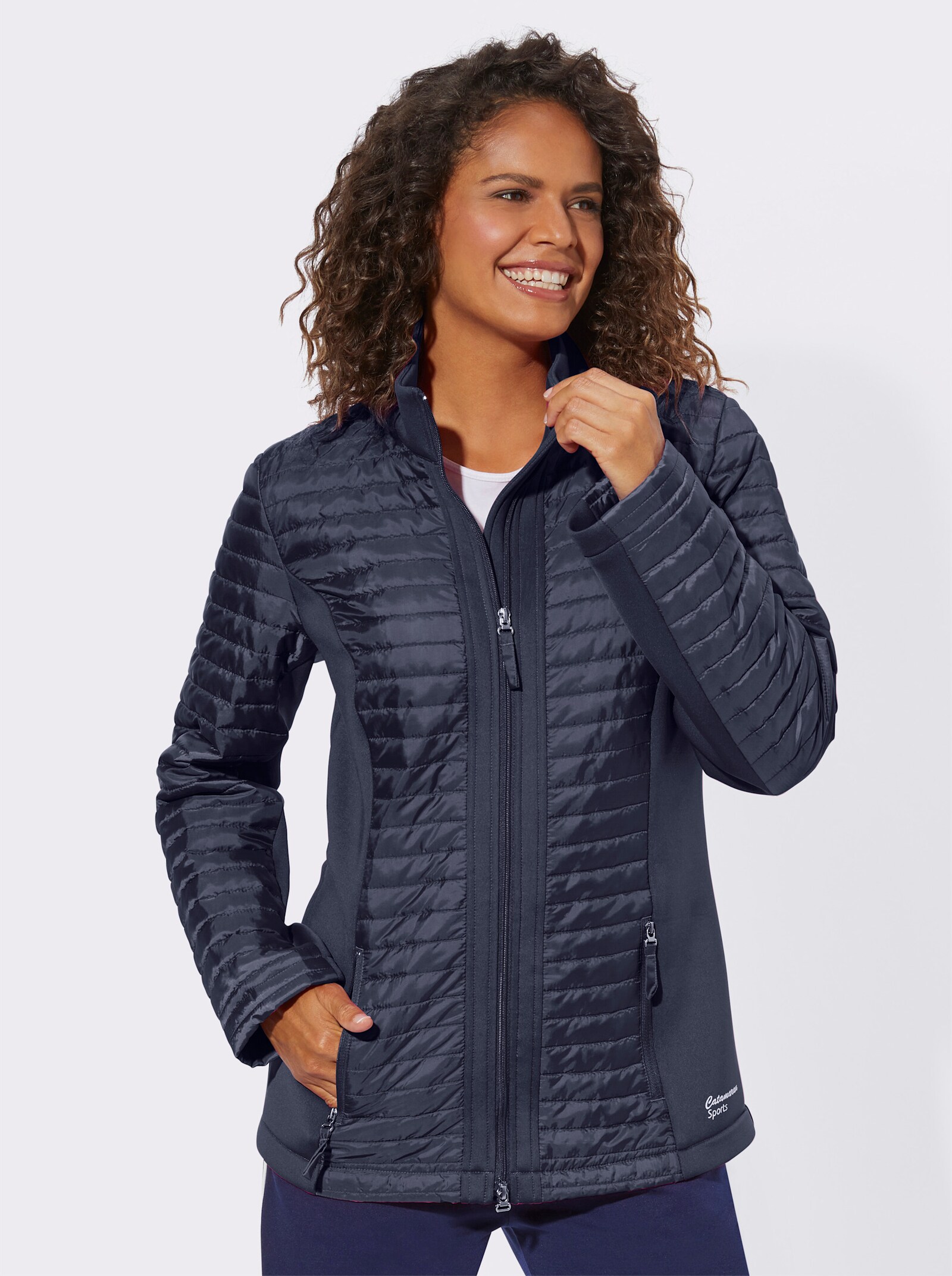 Catamaran Sports Steppjacke mit Scuba-Einsätzen - marine