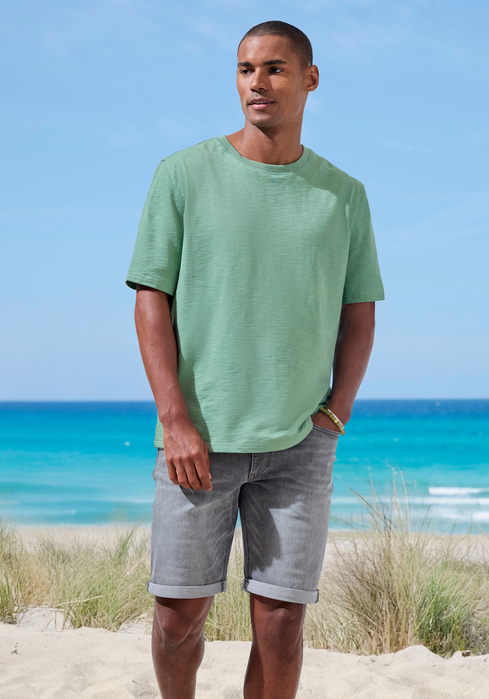 John Devin T-shirt - sauge