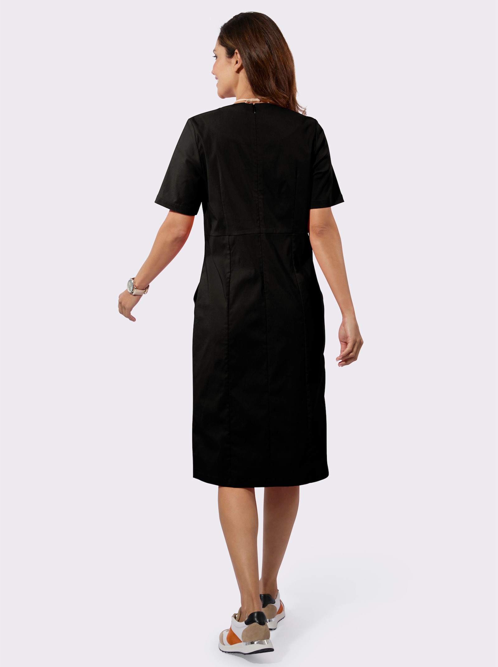 Etuikleid in Bengalin-Qualität - schwarz