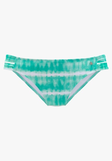 s.Oliver Bikinibroekje - turquoise/wit