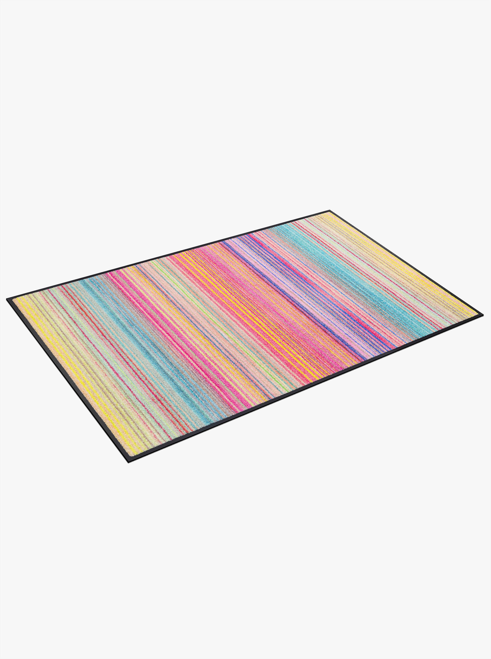 wash+dry by Kleen-Tex Fußmatte - rosé-blau-gestreift