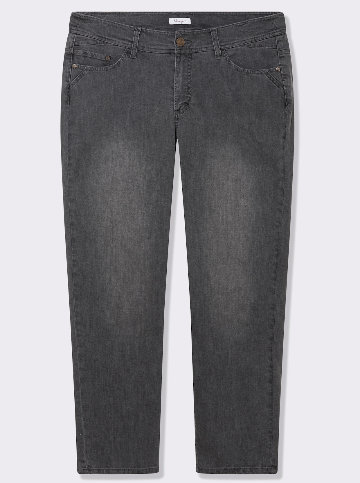 sheego Jeans - grey denim