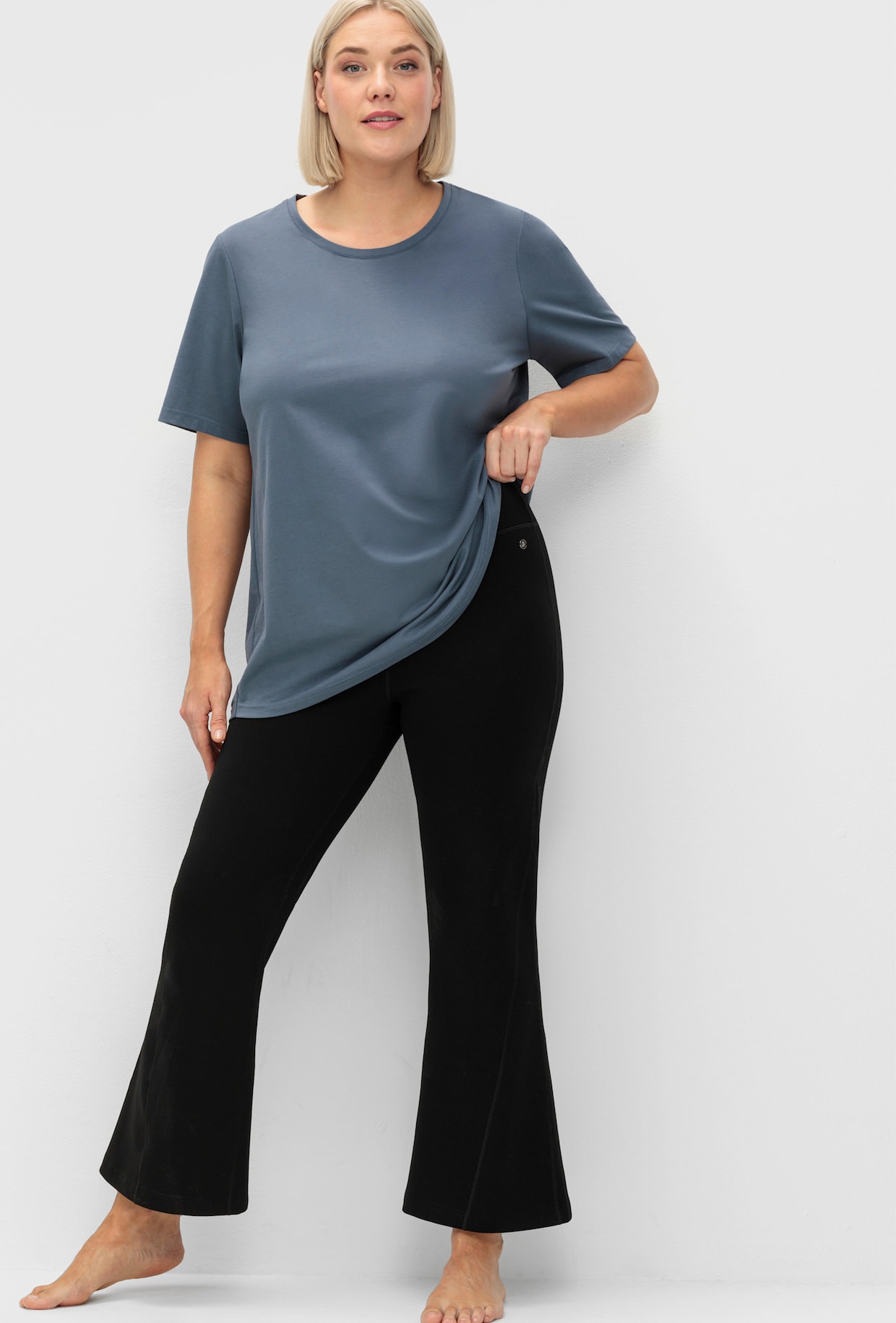 sheego Functionele broek - zwart